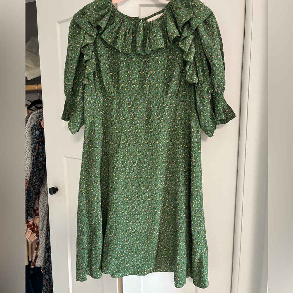 Doen RARE silk mini dress L